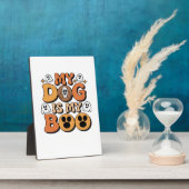 My Dog Is My Boo Shirt � Funny Dog Lover Gift 2025 Fotoplatte (Seite)