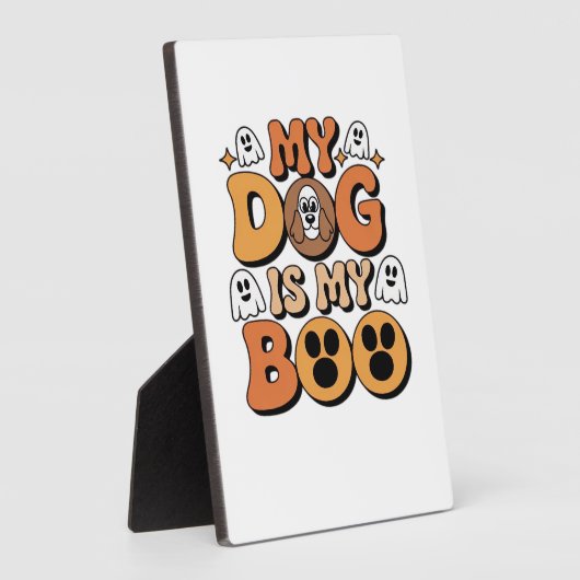 My Dog Is My Boo Shirt � Funny Dog Lover Gift 2025 Fotoplatte (Seite)