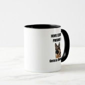 My Dog Is My Favorite Human German Shepherd Mug Tasse (VorderseiteRechts)