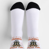 My dog is my therapist socken (Oben)