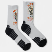 My dog is my therapist socken (Rechts)