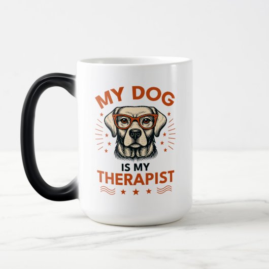 My dog is my therapist verwandlungstasse (Links)