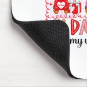 My Dog Is My Valentine Cute Dachshund Dogs For Dog Mousepad (Ecke)