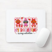 My Dog Is My Valentine Cute Dachshund Dogs For Dog Mousepad (Mit Mouse)