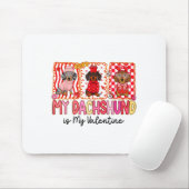 My Dog Is My Valentine Cute Dachshund Dogs For Dog Mousepad (Mit Mouse)
