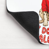 My Dog Is My Valentine Dalmatian Heart Gles Bow Do Mousepad (Ecke)