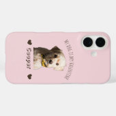 My Dog Is My Valentine – Personalized Pet Case-Mate iPhone Hülle (Rückseite (Horizontal))
