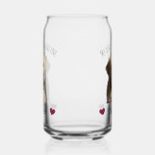 My Dog Is My Valentine – Personalized Pet Dosenglas (Links)