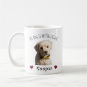 My Dog Is My Valentine – Personalized Pet  Kaffeetasse (Links)