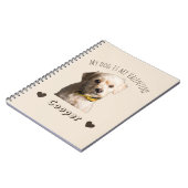 My Dog Is My Valentine – Personalized Pet Notizblock (Linke Seite)