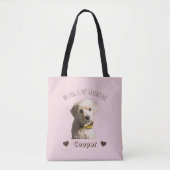 My Dog Is My Valentine – Personalized Pet Tasche (Vorderseite)