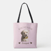 My Dog Is My Valentine – Personalized Pet Tasche (Rückseite)