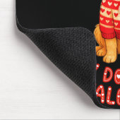 My Dog Is My Valentine Retriever Heart Gles Dog Mo Mousepad (Ecke)