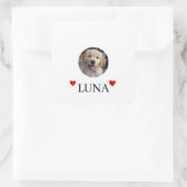 My Dog Personalized Photo & Name Stickers (Tasche)