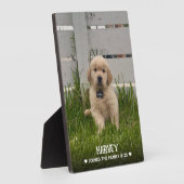 My Dog Photo Fotoplatte (Seite)