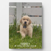 My Dog Photo Fotoplatte (Vorderseite)