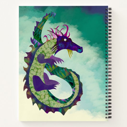 My Dragon Journal zum Zeichn und Schreiben Notizblock (Rückseite)