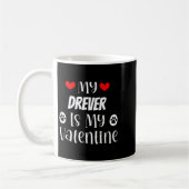 My Drever Is My Valentine Cute Valentines Day Kaffeetasse (Links)