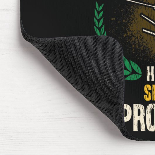 My Drinking Team Has A Skiing Problem Funny Skier  Mousepad (Ecke)