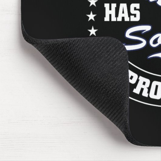 My Drinking Team Has A Soccer Problem - Funny Socc Mousepad (Ecke)