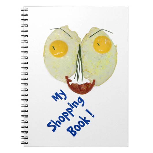 my egg face shopping book notizblock (Vorderseite)