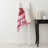 My Emotional Support Blanket with Cozy Girl Sherpadecke (Beispiel)