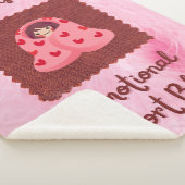 My Emotional Support Blanket with Cozy Girl Sherpadecke (3/4)