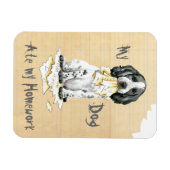 My English Cocker Ate My Homework Magnet (Horizontal)