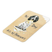 My English Cocker Ate My Homework Magnet (Linke Seite)