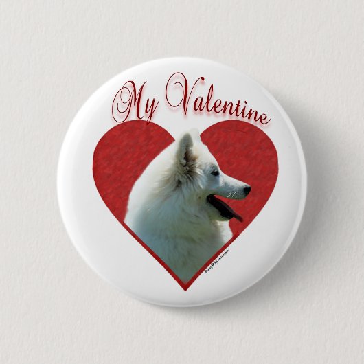 My Eskie Valentine Button (Vorderseite)
