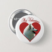 My Eskie Valentine Button (Vorne & Hinten)