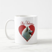 My Eskie Valentine Kaffeetasse (Links)