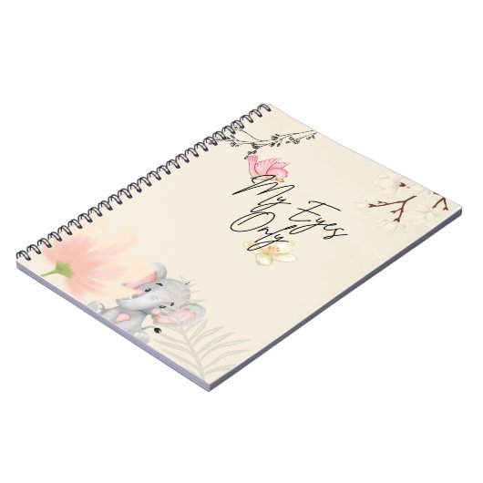 My Eyes Only Notepad Notizblock (Linke Seite)