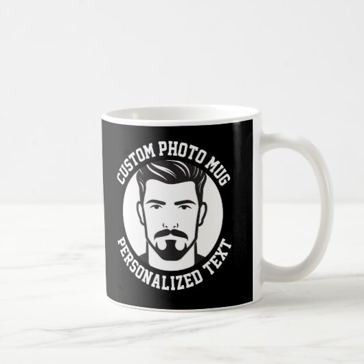 My Face on a Custom Mug BLACK Kaffeetasse (Rechts)
