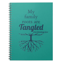 My Family Roots are Tangled Notizblock