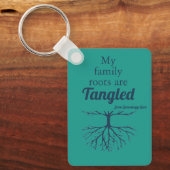 My Family Roots are Tangled Schlüsselanhänger (Vorderseite)