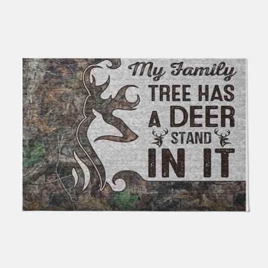 My Family Tree Has A Deer Stand In It Fußmatte (Vorderseite)