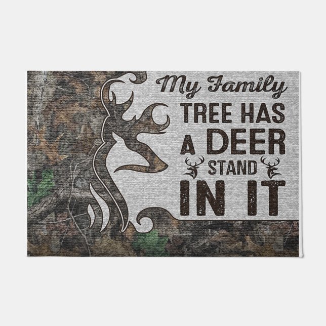 My Family Tree Has A Deer Stand In It Fußmatte (Vorderseite)