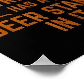 My Family Tree Has A Deer Stand In It Hunting Poster (Ecke)