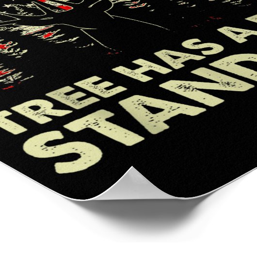 My Family Tree Has A Deer Stand In It Hunting Usa Poster (Ecke)