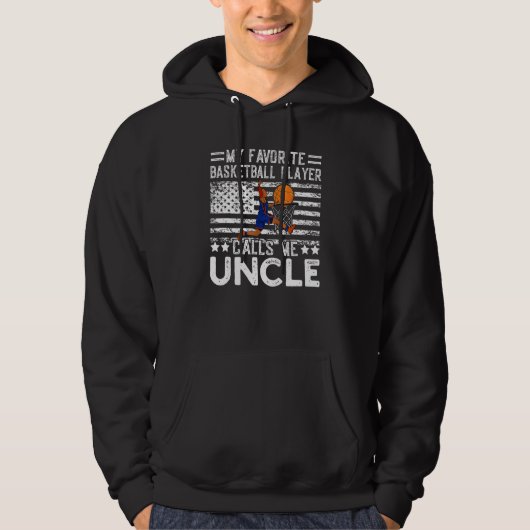 My Favorite Basketball Player Calls Me Uncle Fathe Hoodie (Vorderseite)