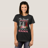 My Favorite Bunnies Call Me Mama Easter Leopard T-Shirt (Vorne ganz)
