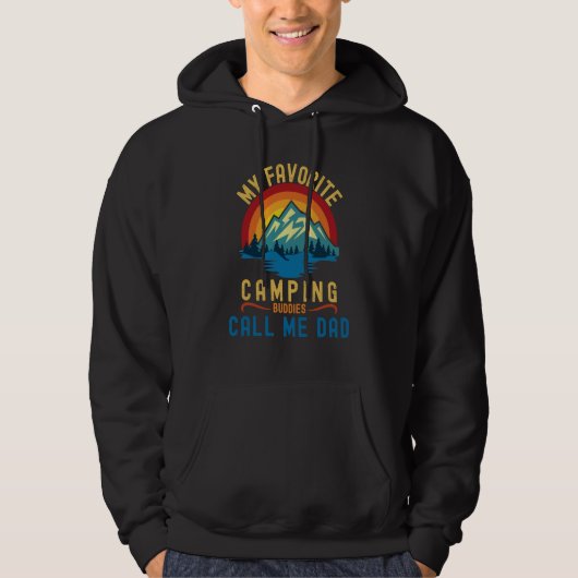 My Favorite Camping Buddies Call Me Dad Camping Da Hoodie (Vorderseite)