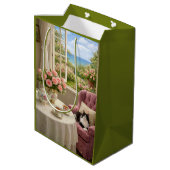 My Favorite Chair , Cat  Mittlere Geschenktüte (Rückseite Schrägansicht)