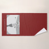 My Favorite Golf Coach Badehandtuch (Badehandtuch)