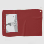 My Favorite Golf Coach Golfhandtuch (Horizontal)