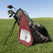 My Favorite Golf Coach Golfhandtuch (Gras)