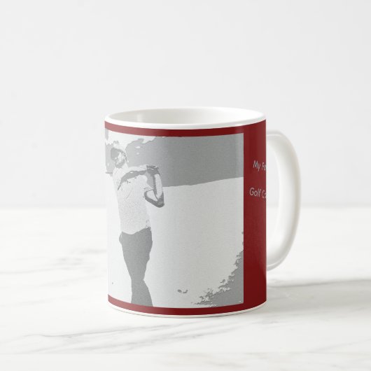 My Favorite Golf Coach Mug Kaffeetasse (VorderseiteRechts)