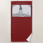 My Favorite Golf Coach Strandtuch (Vorderseite)