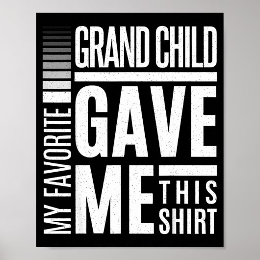 My Favorite Granhild Gave Me This Men Fathers Day  Poster (Vorne)